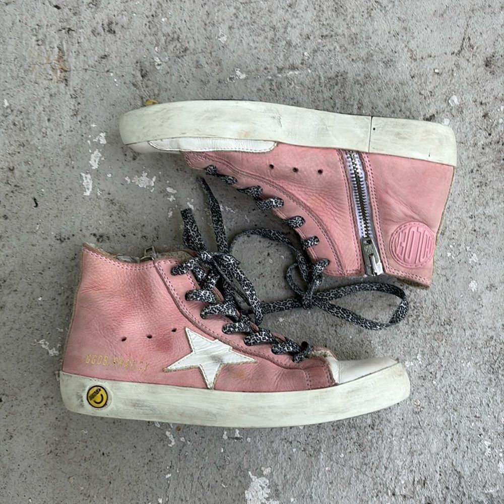 Golden Goose Francy Pink high tops